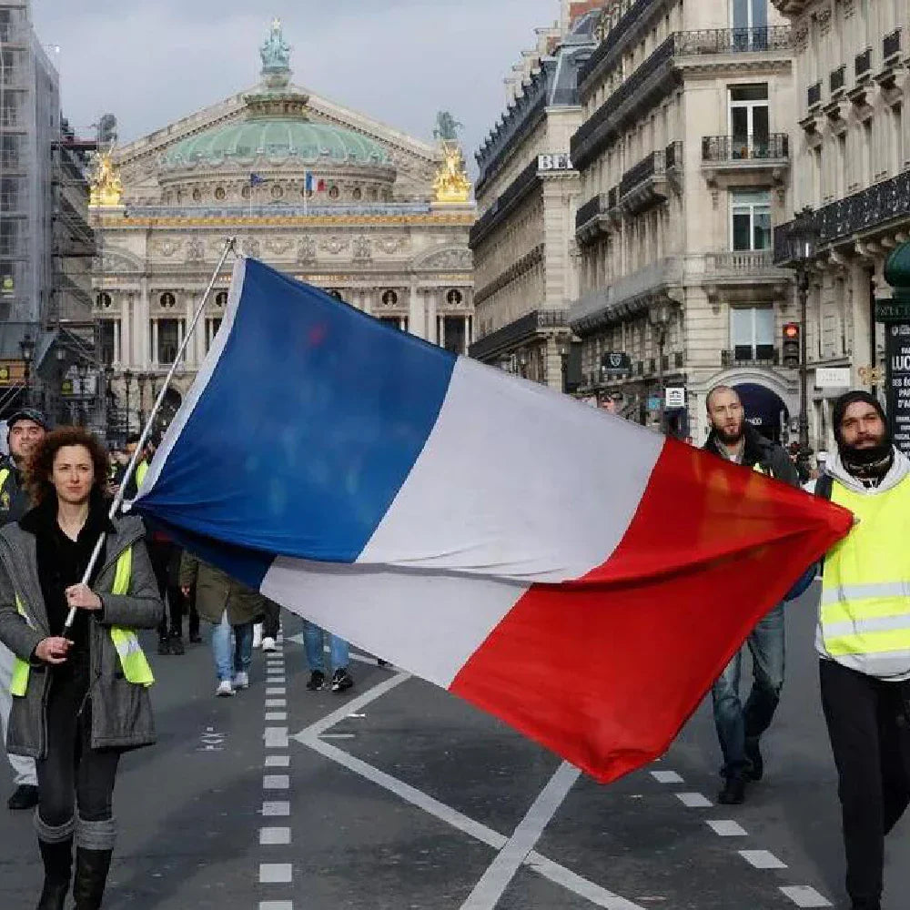 Drapeau France Palestine