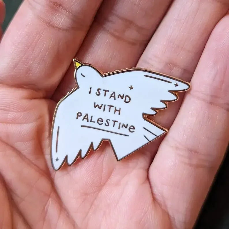 I Stand With Palestine Pin