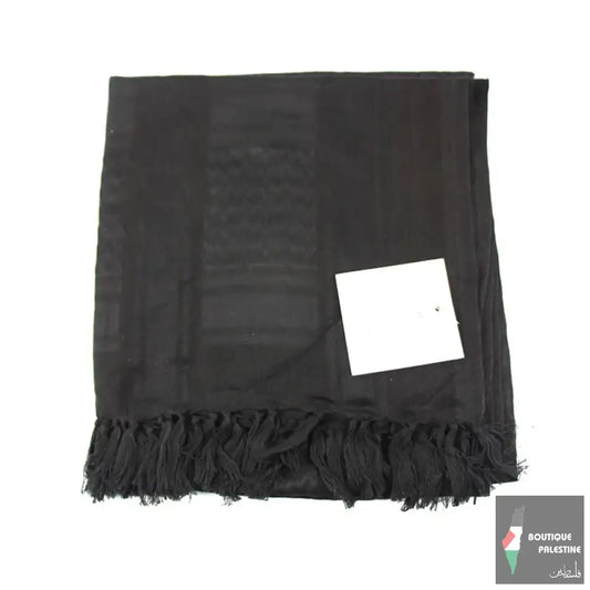 Keffieh Palestinien Noir