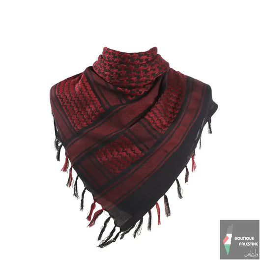 Keffieh Palestinien Rouge