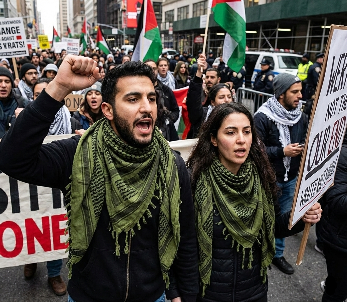 keffieh palestinien vert