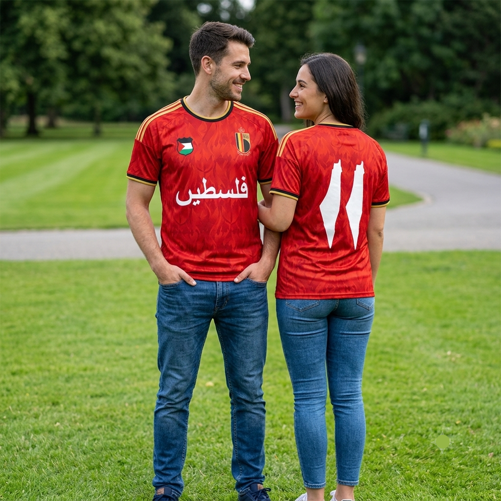 Maillot Belgique Palestine Coupe du Monde 2026
