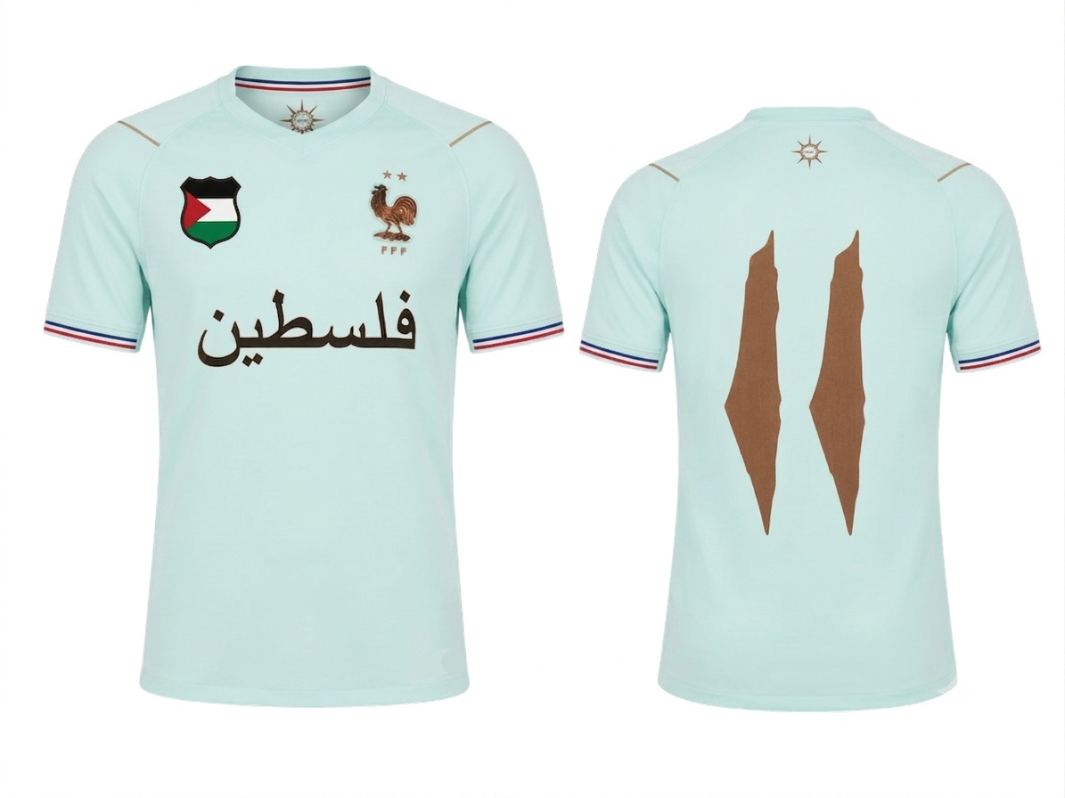 maillot palestine france third