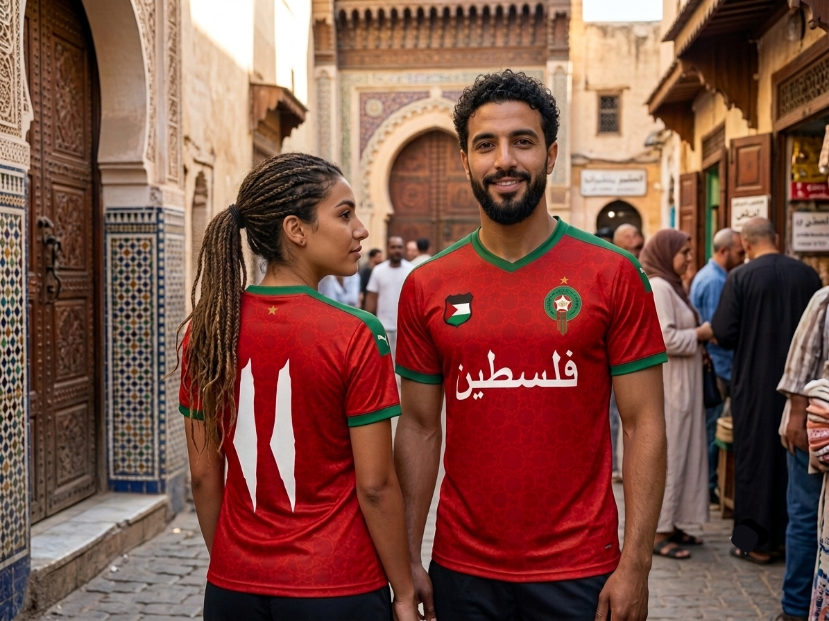 Maillot Maroc Palestine Coupe du Monde 2026