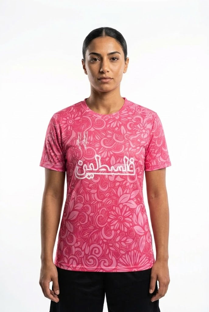 maillot palestine rose femme