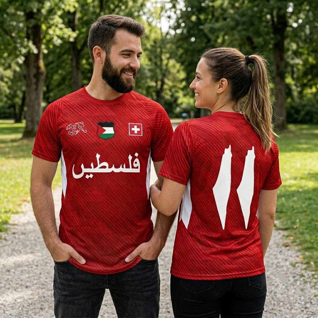 Maillot Suisse Palestine Coupe du Monde 2026 
