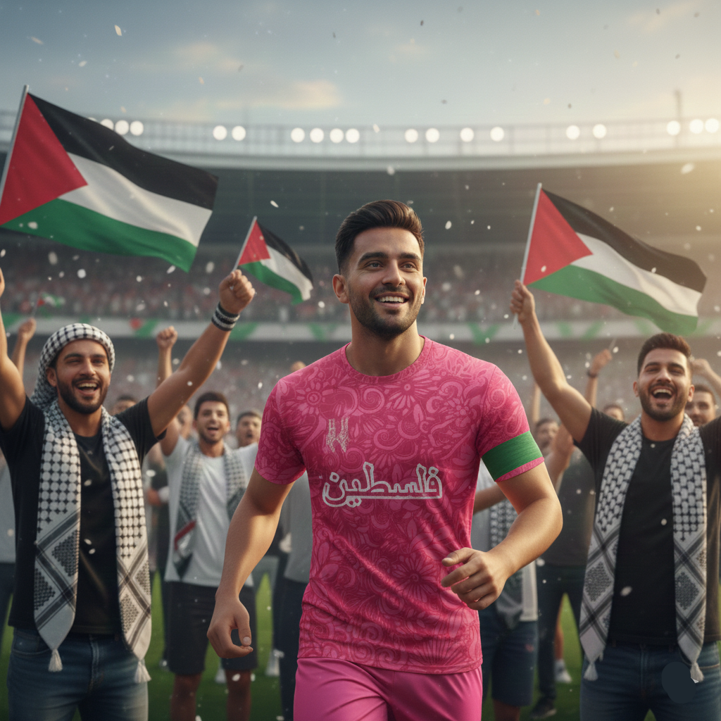 Maillot Palestine Rose