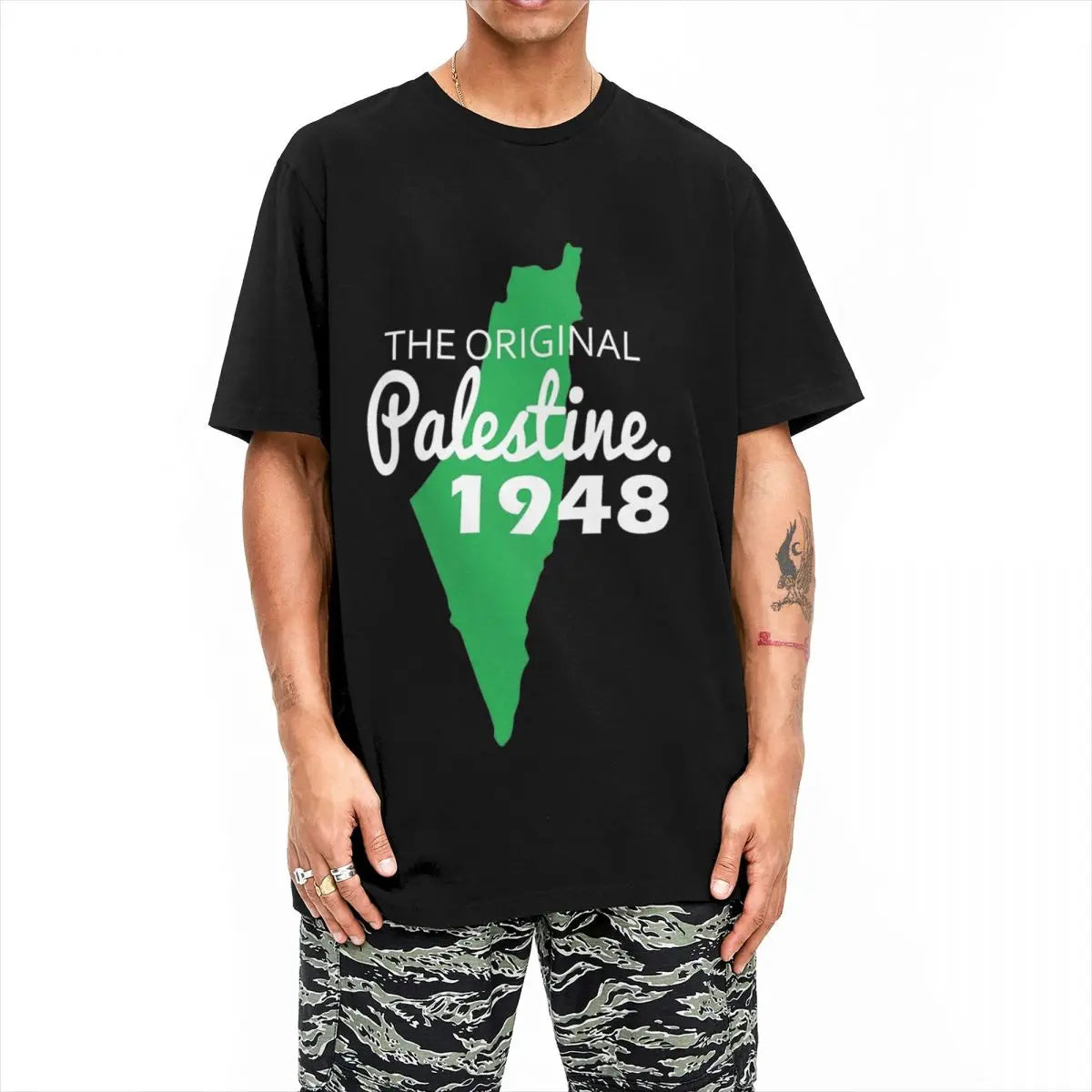 Original Palestine Map T Shirt