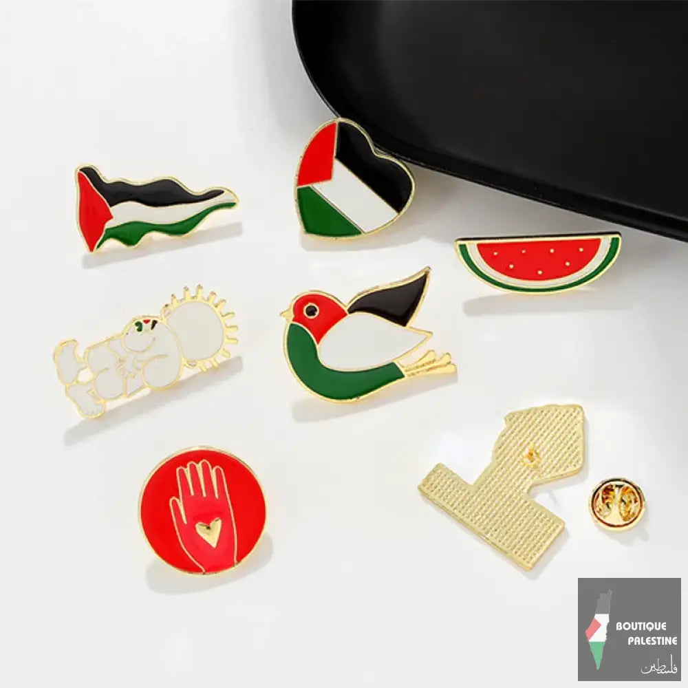 pins palestine