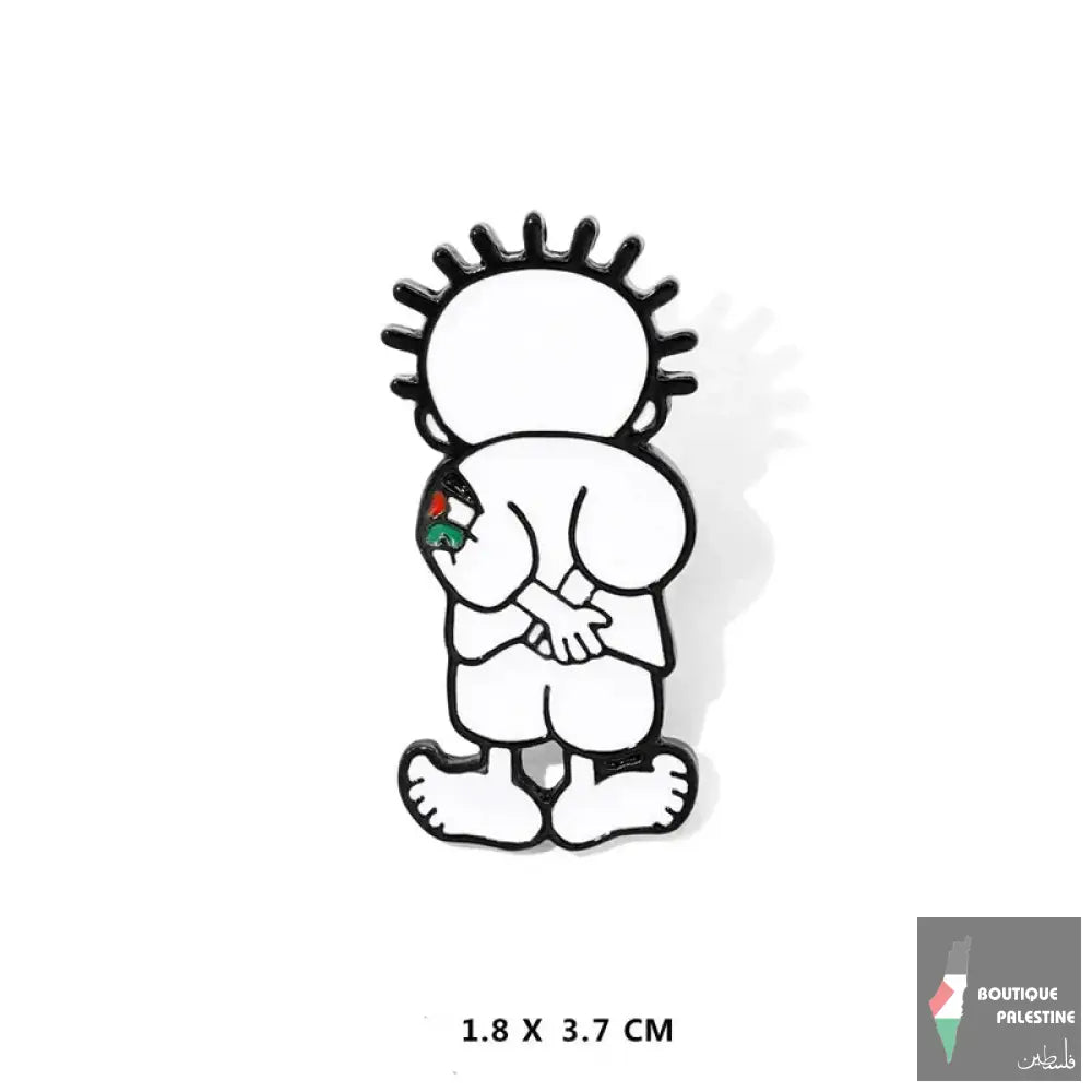pins palestine handala