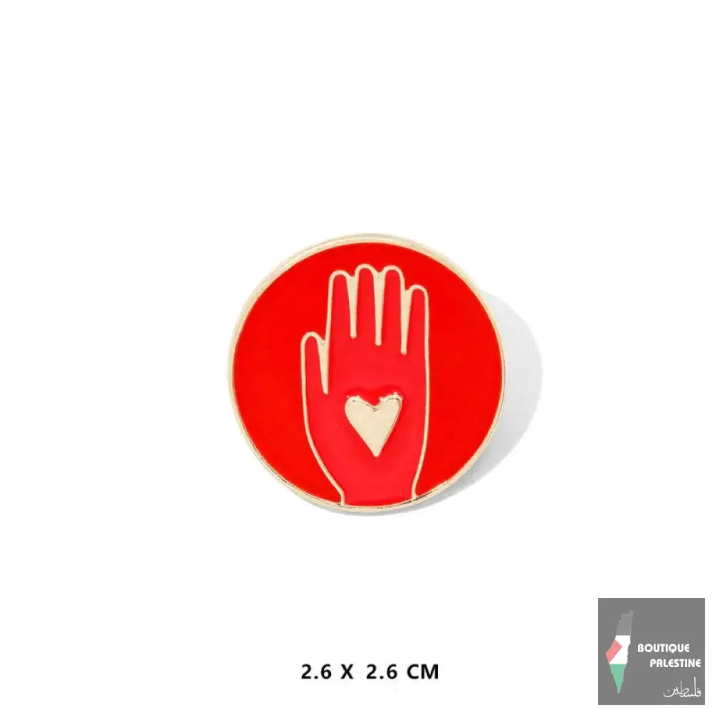 pins palestine rouge