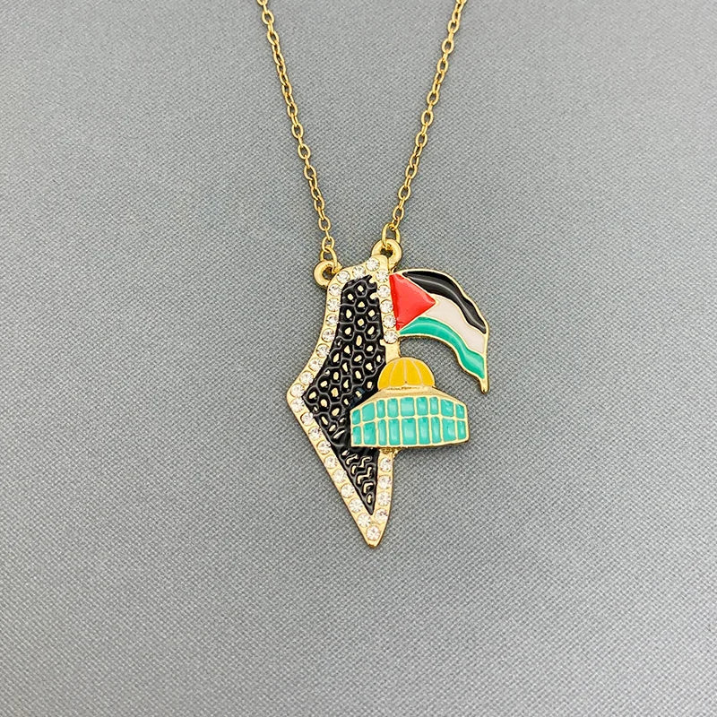 pendentif carte palestine