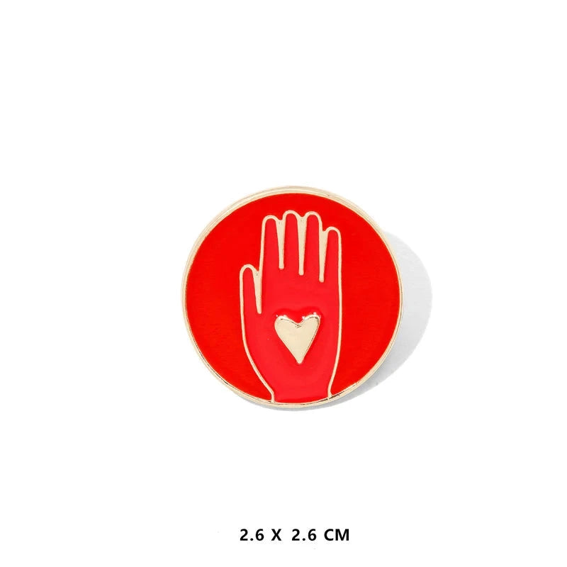 pins palestine rouge