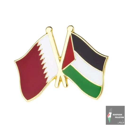 Pins Palestine Qatar