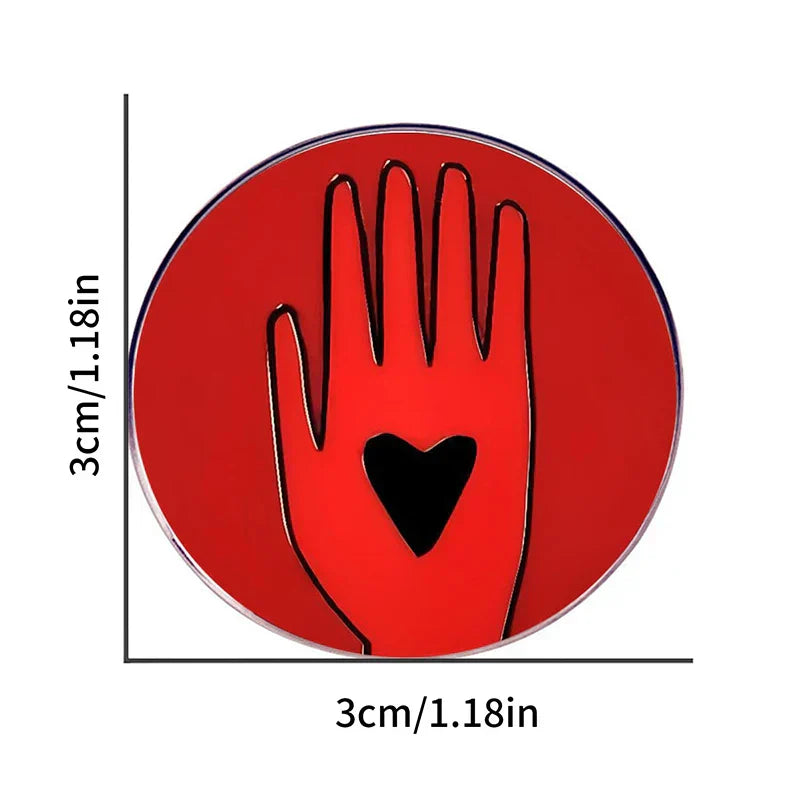 Pins rouge palestine