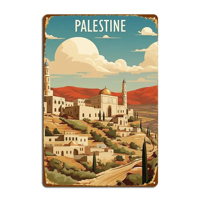 poster palestine pré occupation vintage