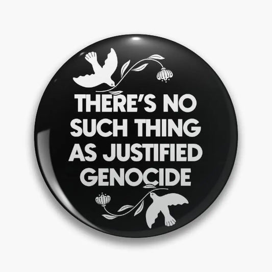 Stop Genocide Palestine Badge