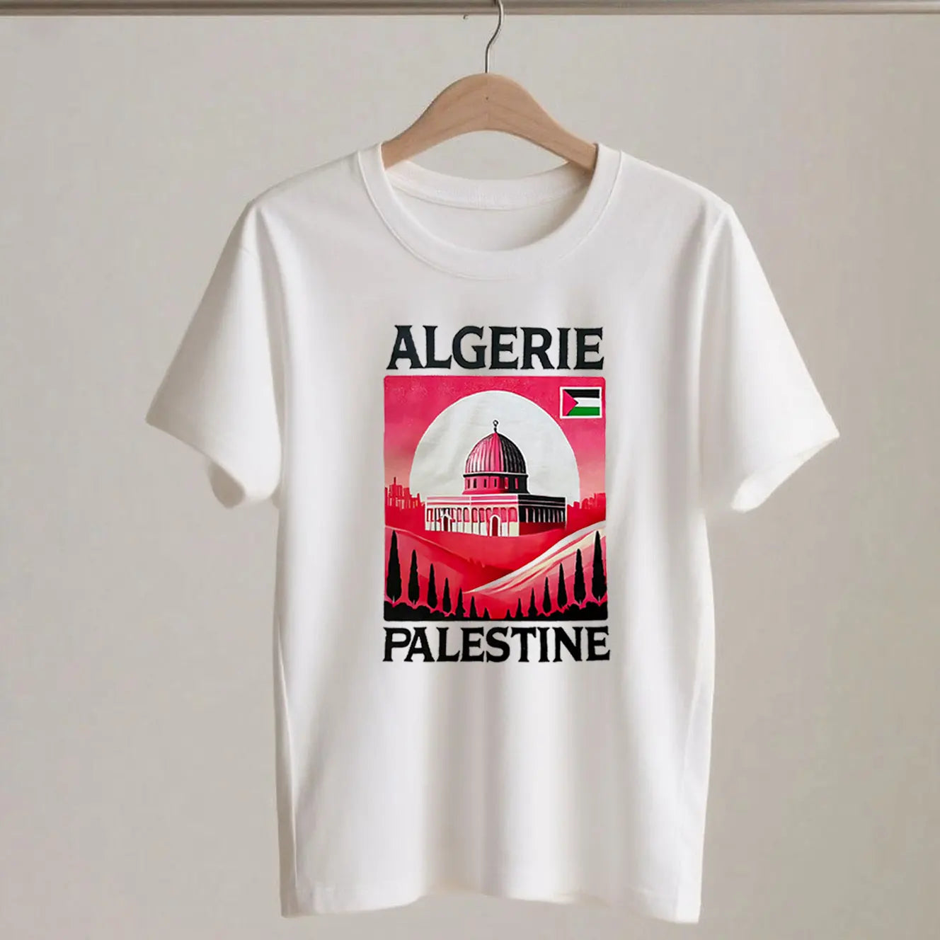 T shirt Algerie Palestine