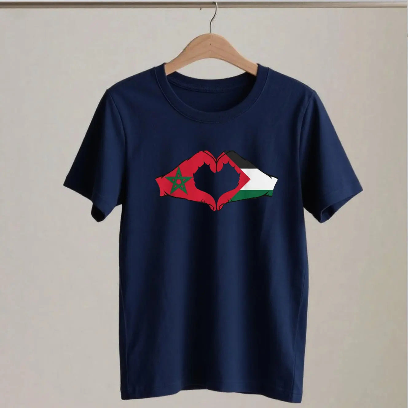 T Shirt Palestine Maroc