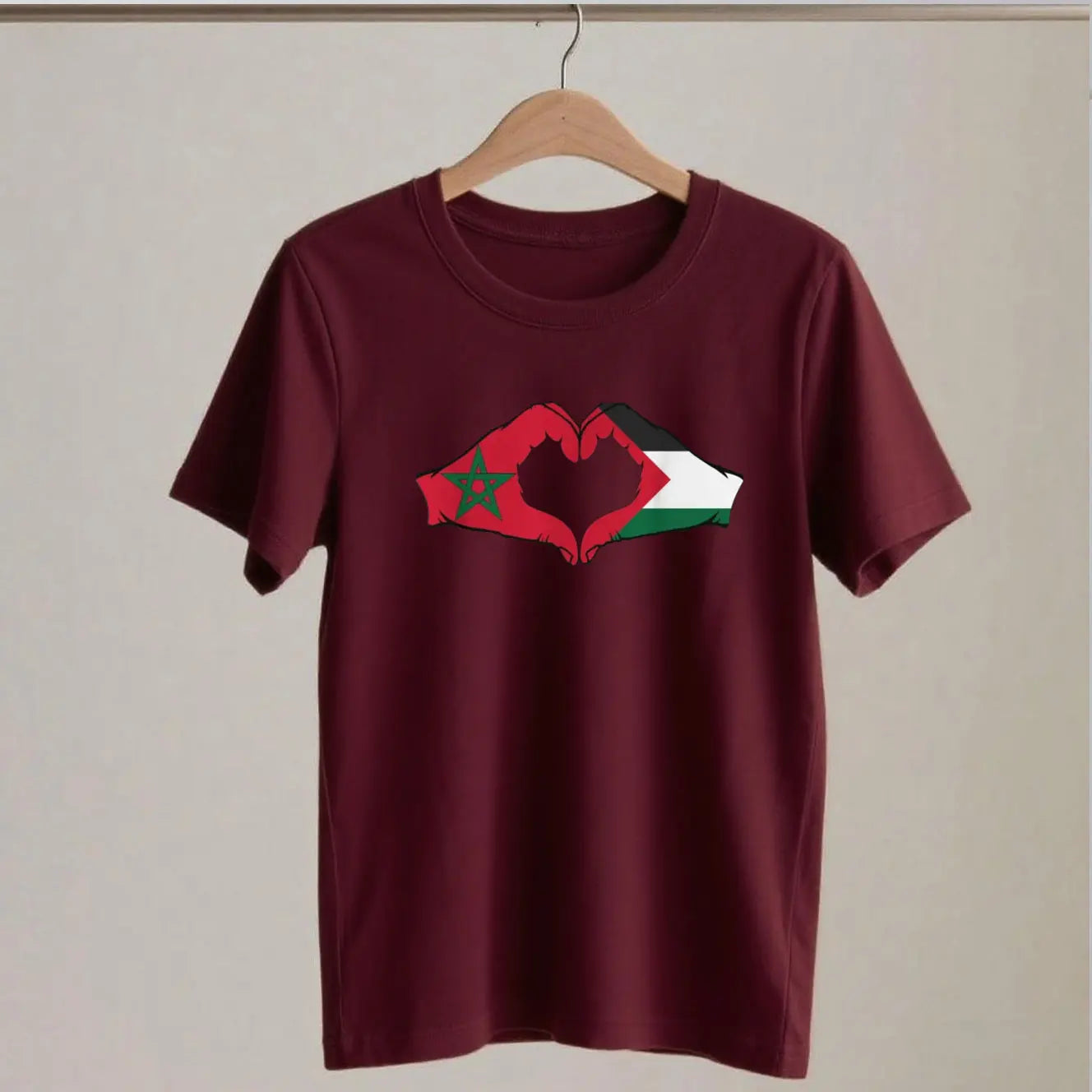 Tee Shirt Maroc Palestine