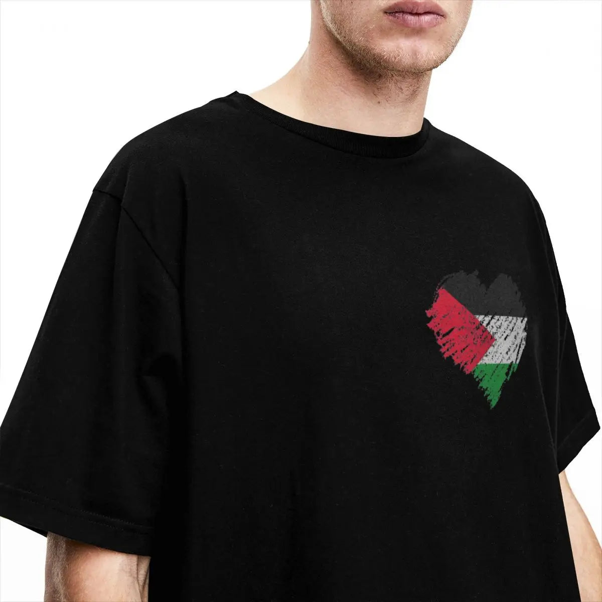 T Shirt Palestine Coeur