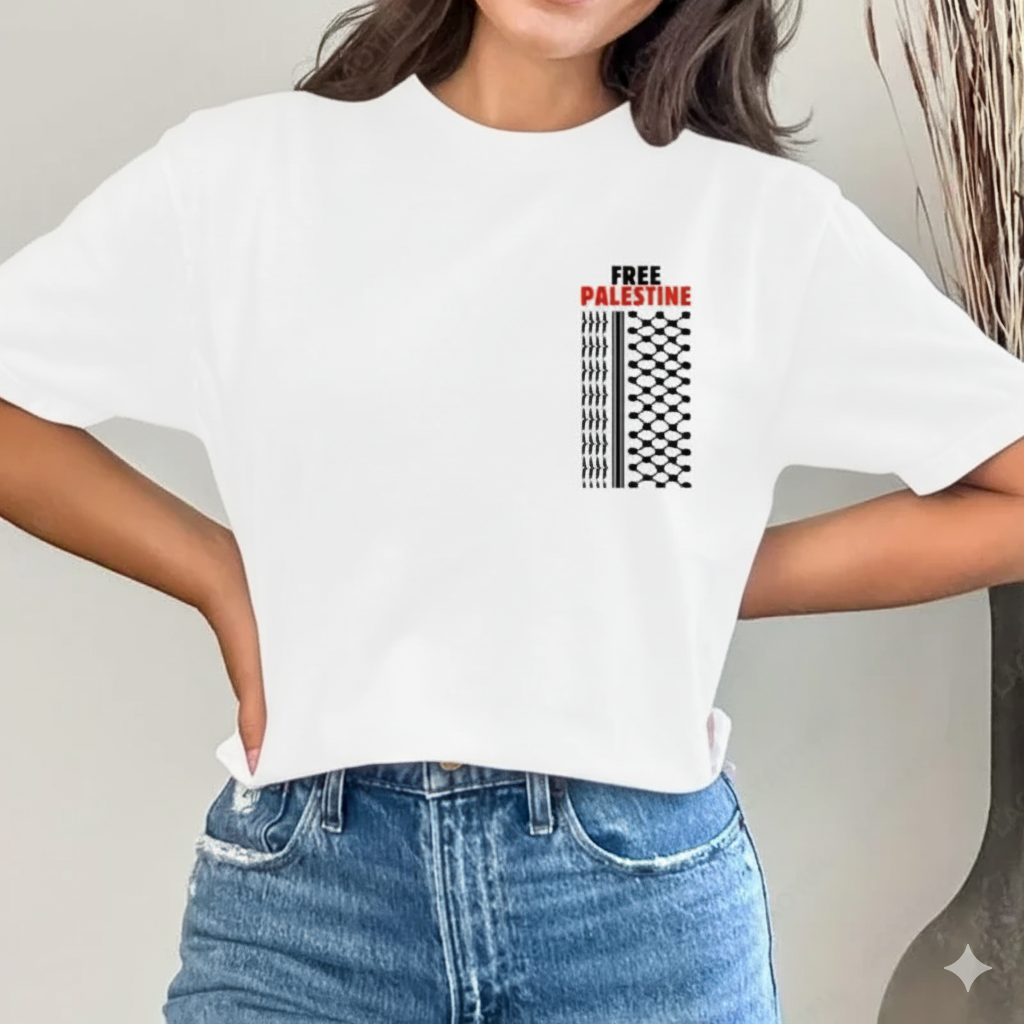 T Shirt Free Palestine Femme